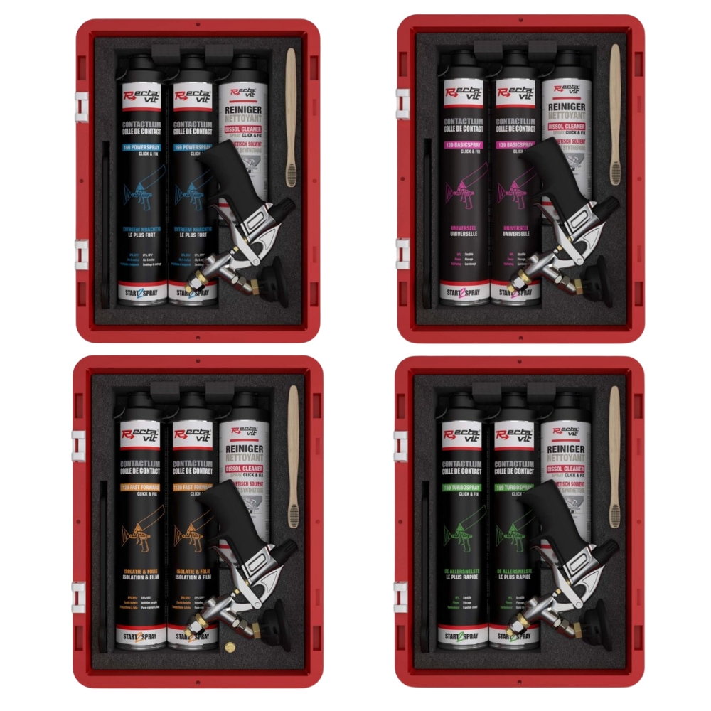 Rectavit Click & Fix Spray Gun Sets