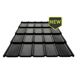 elit metalen zwarte dakplaat structuur mat
