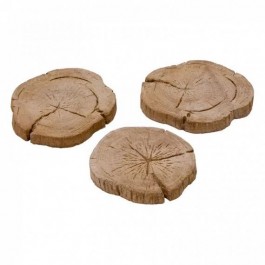 Timberstone Stapsteen Coppice Brown Ø30-45 x 5 cm (st)