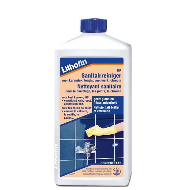 reinigers voor sanitair van Lithofin KF