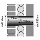 Tilmar Telescopische Muurdoorvoerbuis L250-450 / Ø160 mm