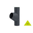 Metigla Dakgoot #12 Vertakkingsstuk - Ø125/88 mm [RAL 9005]