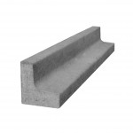 Maaiboord beton 85 x 14 x 13 cm grijs