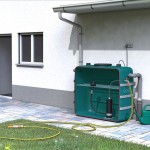Bovengronds opbouw regenwater recuperatiepakket tuin 4000 L