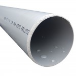 Buis PVC 250 x 4.9 mm – grijs BENOR per lopende meter