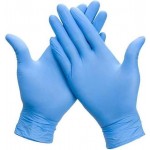 Nitrile wegwerp handschoenen - Blauw -  maat L - 100st/doos