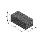 Stone & Style Jigsaw waterdoorlatende klinker 22 x 11 x 8 cm per m²