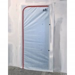 Kip stofdeur met rits 220 x 120 cm