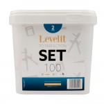 Levelit Nivelleersysteem Set 1.5mm 100st