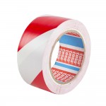 tesa® 60760 Marking Tape Rood/Wit 33m/50mm *LAATSTE 7 STUKS*