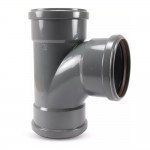 PVC T-stuk dia 125 90°