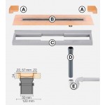 Schluter KERDI-LINE-VS lijnafvoergoot