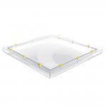 Skylux bolvormige acrylaat lichtkoepel 100 x 100 cm