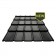 elit metalen zwarte dakplaat structuur mat