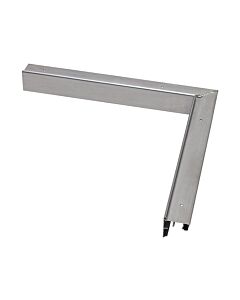 Bosscover Aluminium Dakrand Binnenhoek met Rubber