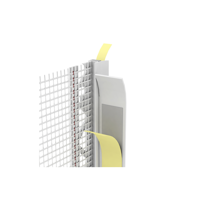 PVC Afwerkprofiel APU + Glasvezelgaas L2600 mm