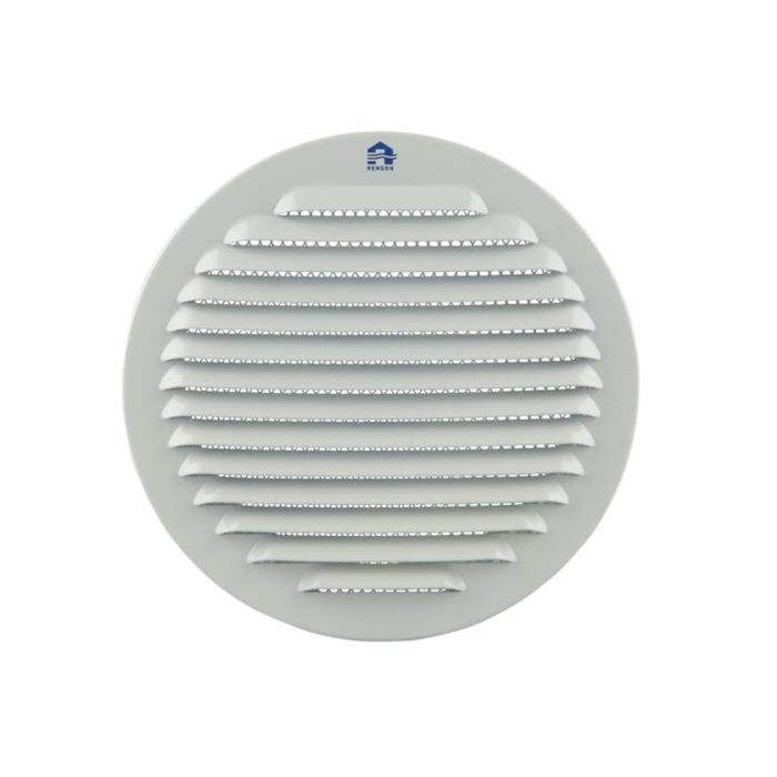 Renson aluminium rond schoepenrooster 435/R wit