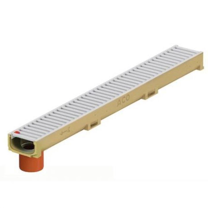 ACO Euroline 60 met uitloop Natural Grey