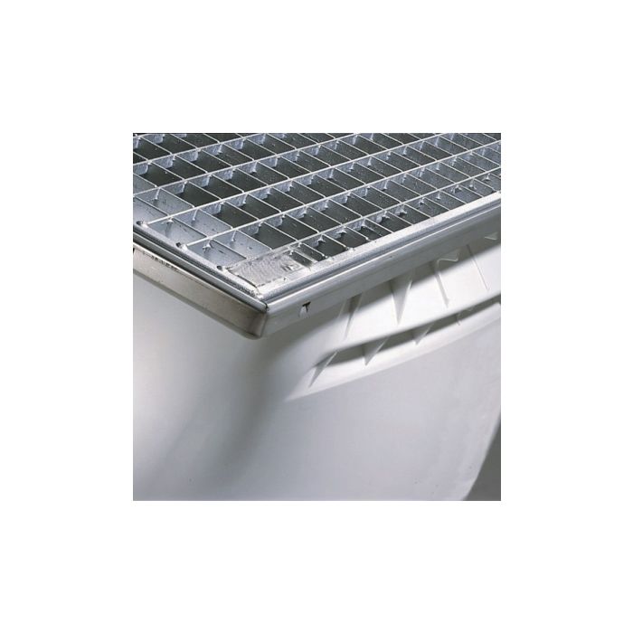 Tilmar T176 RVS Afwerkprofiel kelderlichtschacht 100/40