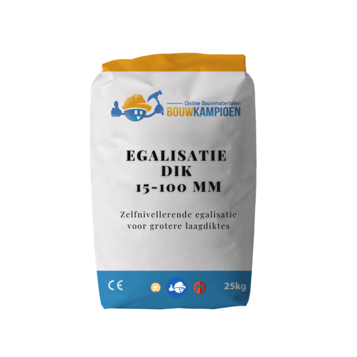 egalisatie tot 10cm goedkoop