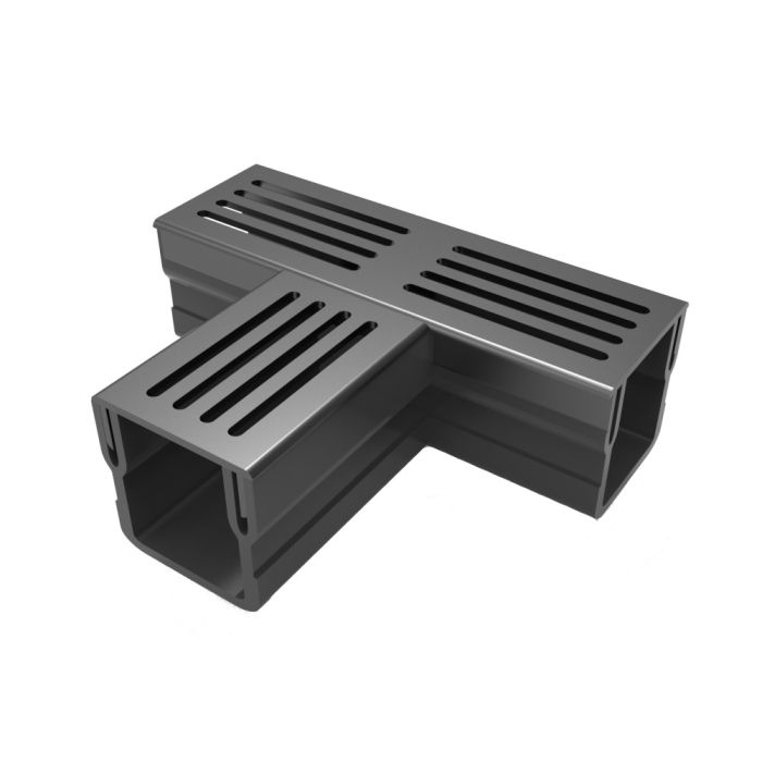 Stardrain mini zwart T-stuk