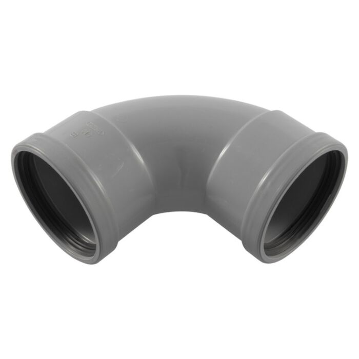 PVC bocht 90° 2 moffen
