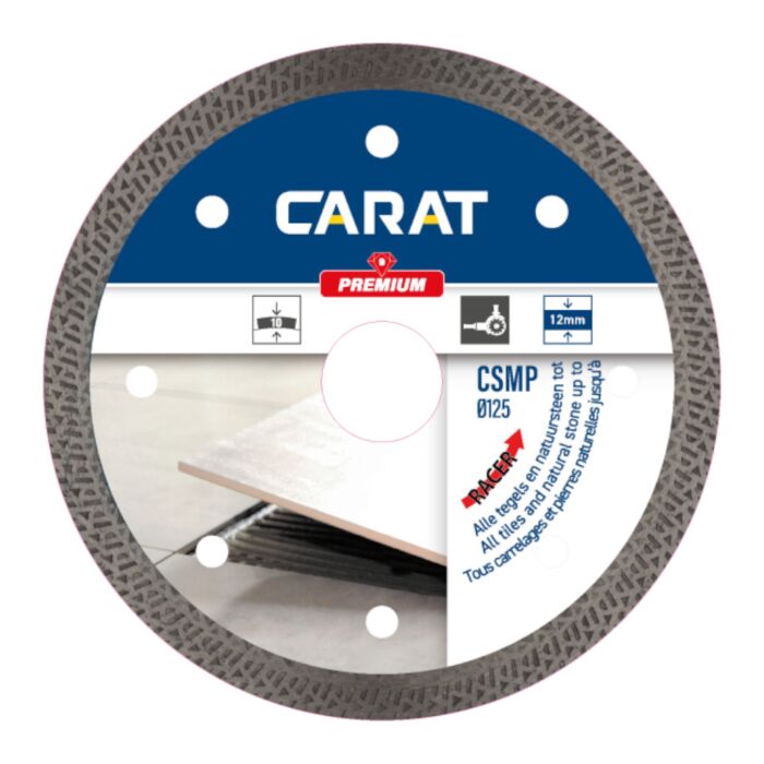 Carat CSMP Racer Diamantzaag 12 mm tegels Ø125 x 22,2 mm