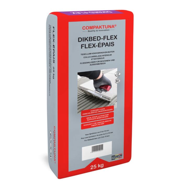 Dikbed Flex grijs tegellijm