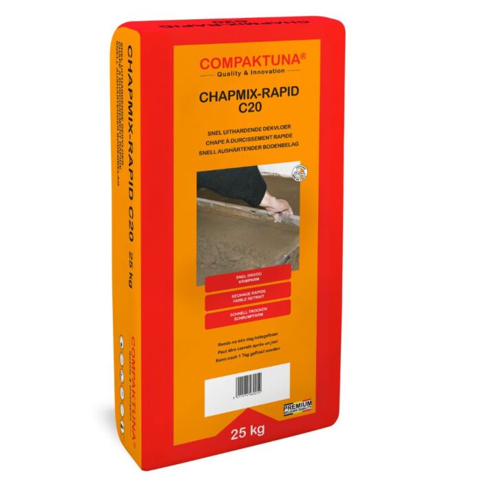 Compaktuna Chapmix-Rapid C20 sneldrogende chape