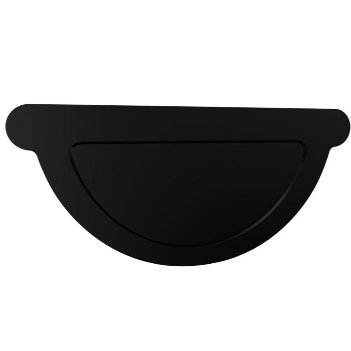 Metigla Dakgoot Sluitstuk 125/88 mm [RAL 9005]