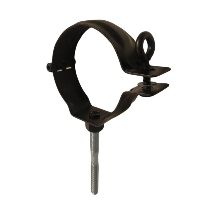 Gegalvaniseerde beugel zwart gelakt