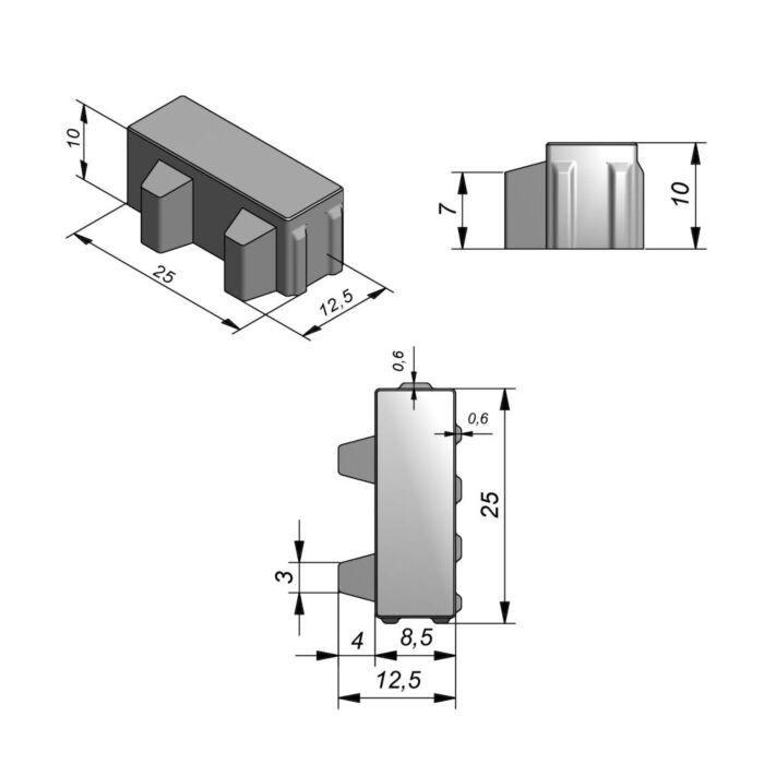 Stone & Style Greenstone 25 x 12,5 x 10 cm per m²