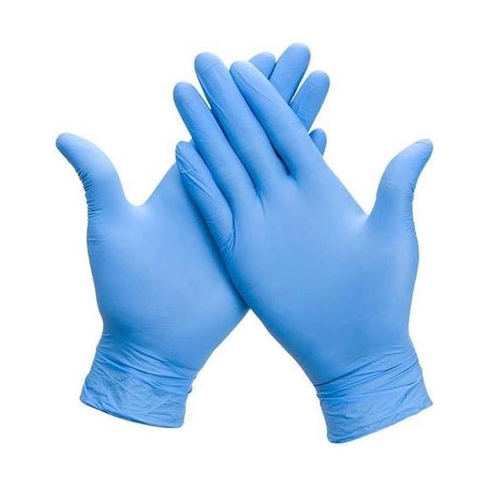 Nitrile wegwerp handschoenen - Blauw -  maat L - 100st/doos