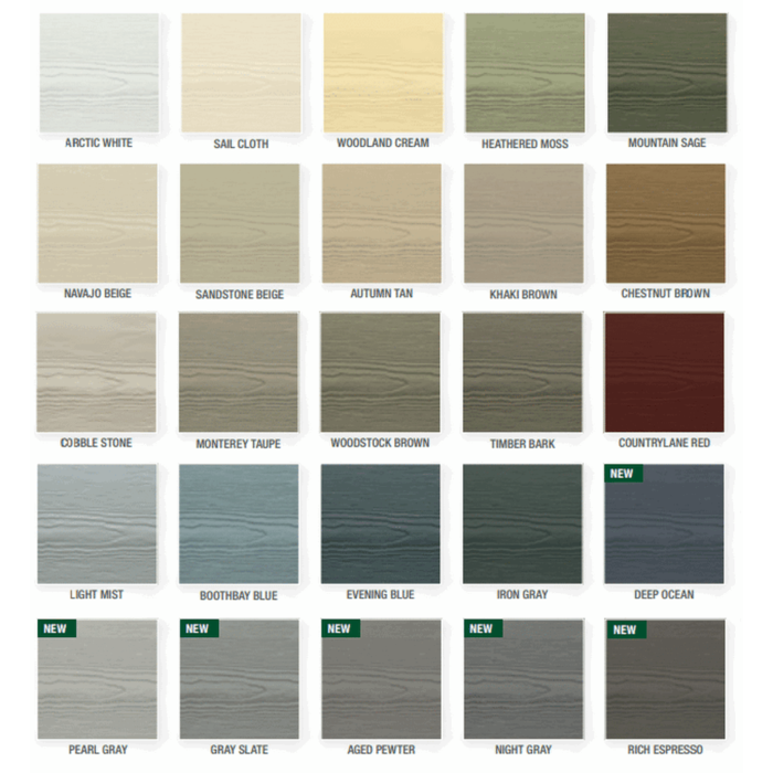 james hardie niet-standard kleuren cedral