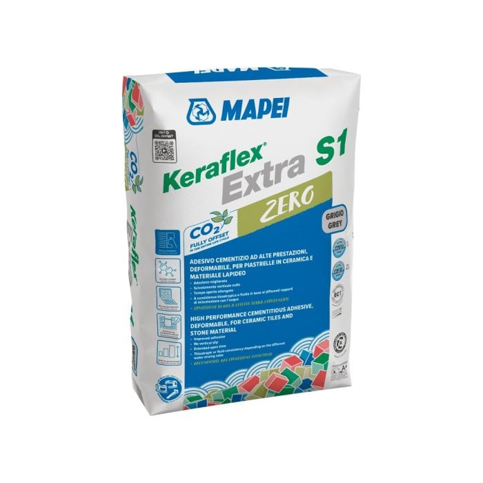 Mapei Keraflex Extra S1 Zero Grijs 25 kg