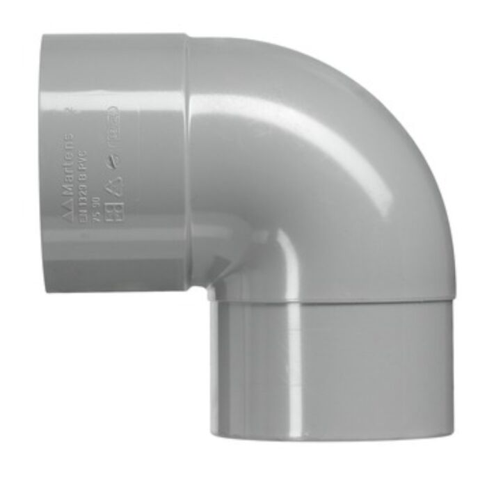 PVC bocht 90° 32mm