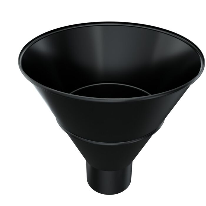 Metigla Dakgoot #18 Verzameltrechter - Ø125/88 mm [RAL 9005]