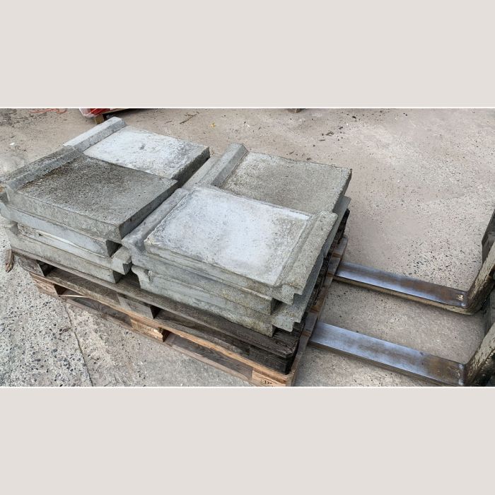 Muurdeksel Beton 50 x 35 Lip + Aflopend - per stuk LOT #161