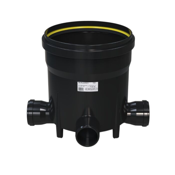 Toezichtput [PE] Ø400 / 4 x Ø110 mm