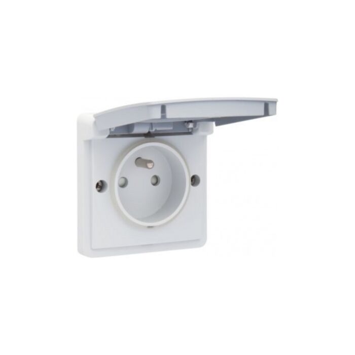 NIKO Spatwaterdicht Stopcontact met aardpen