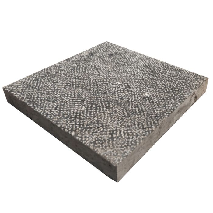 Vietnamese blauwsteen gebouchardeerd 20x20x2,5cm