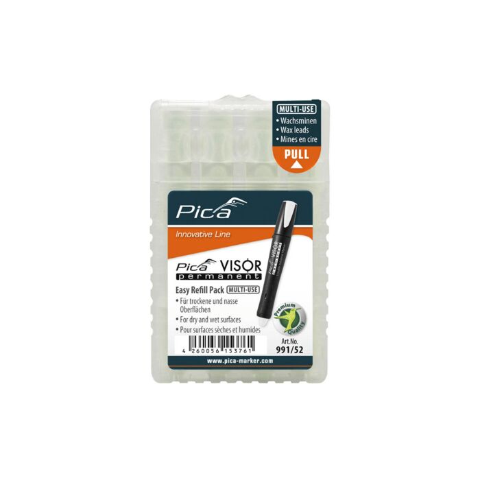 Pica VISOR Permanent Navulling Wit