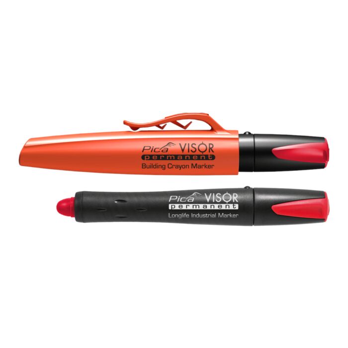 Pica VISOR Permanent Vetkrijt Rood