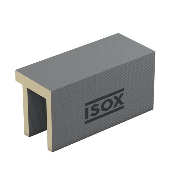 iSOX Voorgevormde zitbanken Recht 1200 x 450 x 380 mm