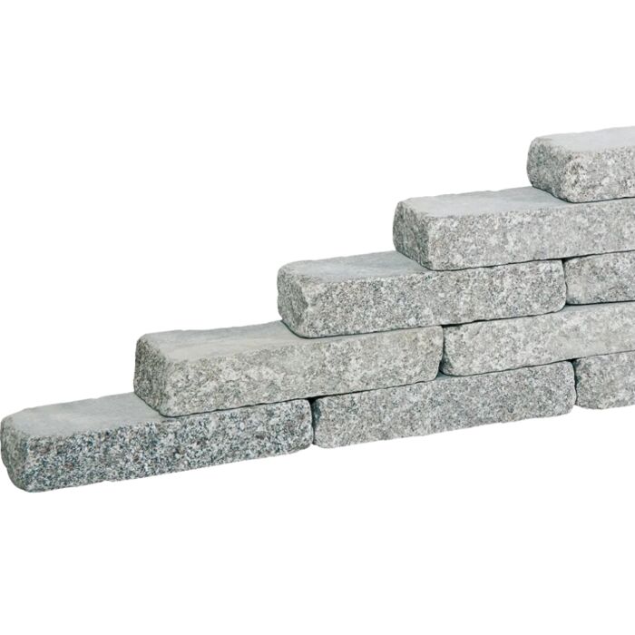 Graniwall Grey Rockface 40x16x8