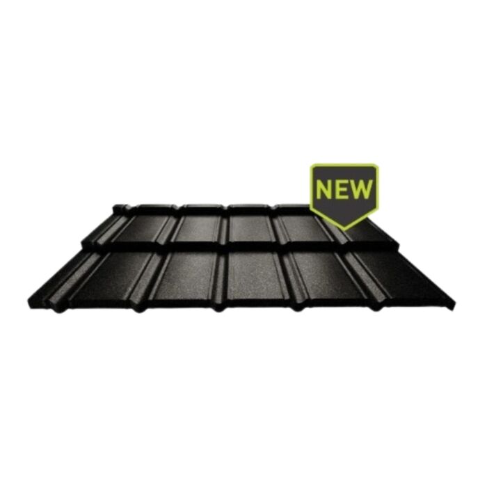 Zwart RAL 9005 stalen dakplaten dakpan