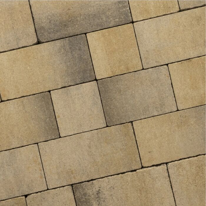 Redsun Recto Antique Sierra Madre 15 x 15 x 6 cm In-line Getrommelde Betonklinker