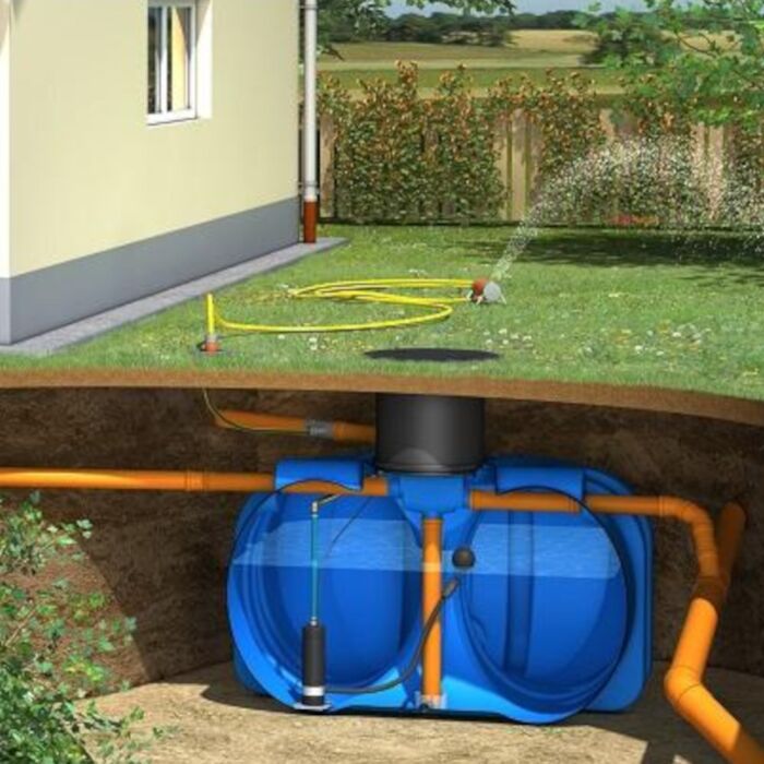 Slim Rain regenwater recuperatiepakket tuin + easy rain 10000