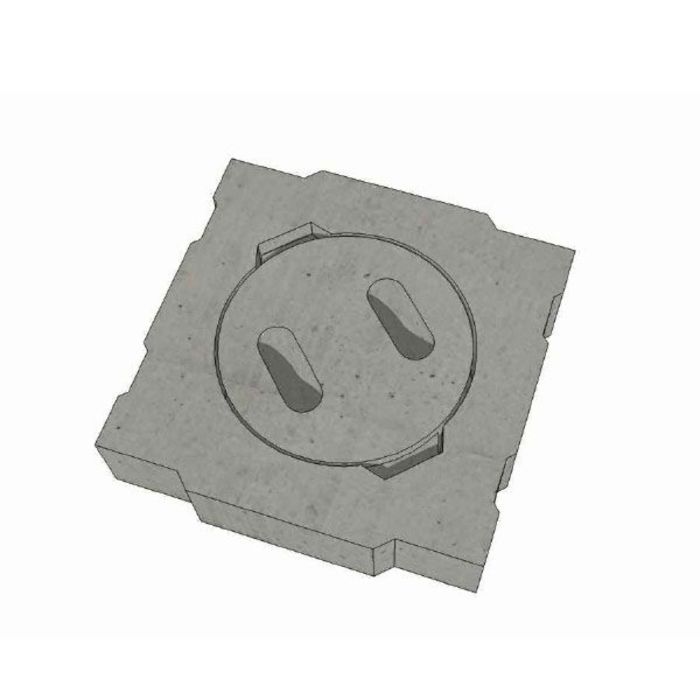 Roetluik beton 120 mm diameter