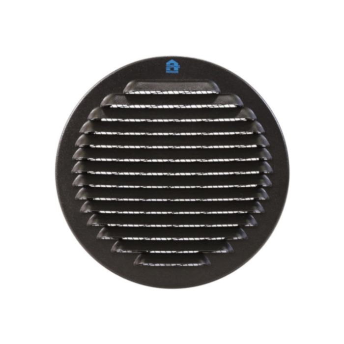 rond zwart schoepenrooster muggengaas renson 435/r
